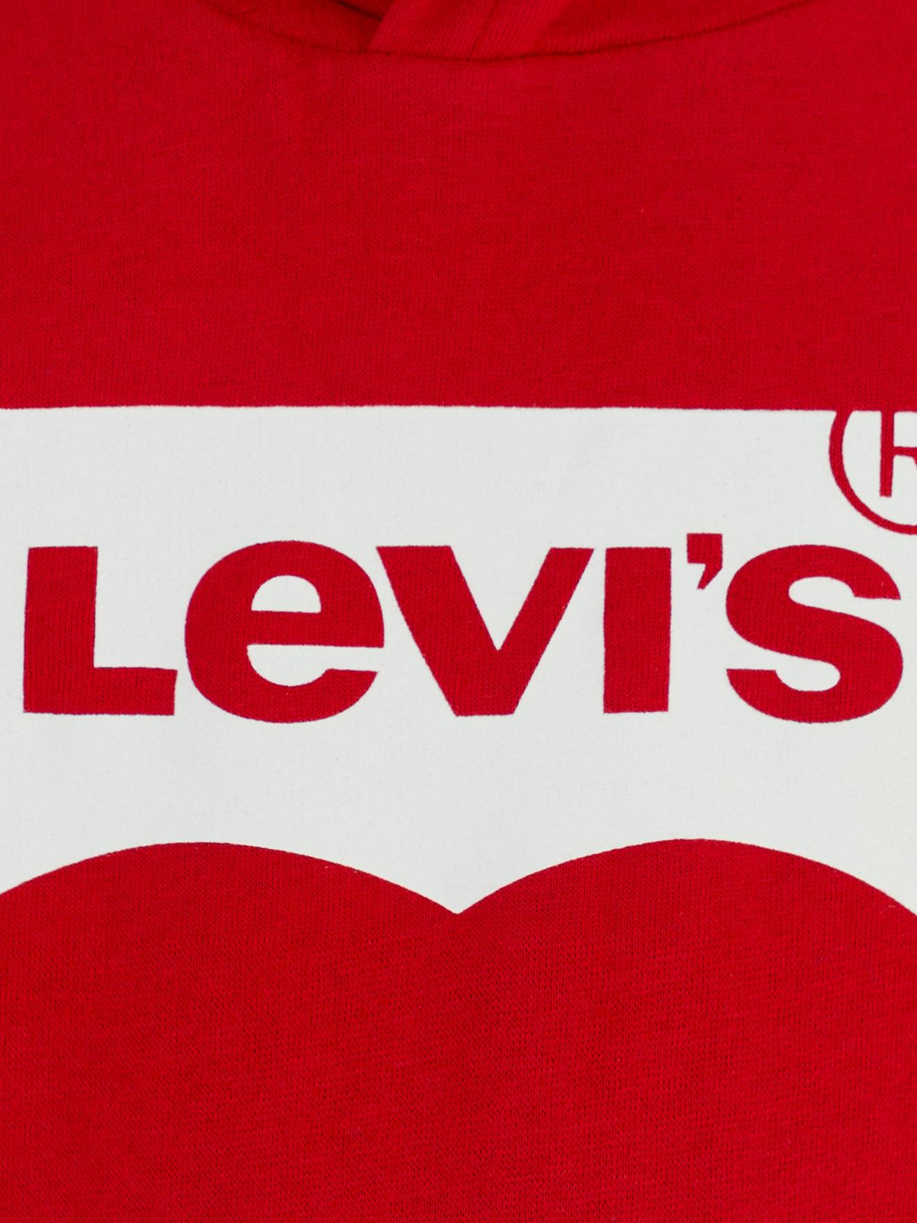 Levis Jungen Kapuzensweatshirt Levi's - rot