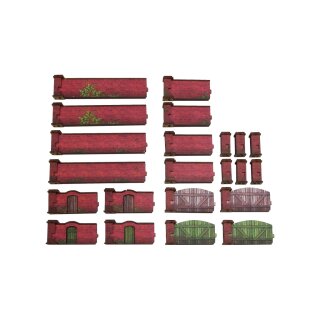 WW2 Normandy Brick Wall (PREPAINTED)