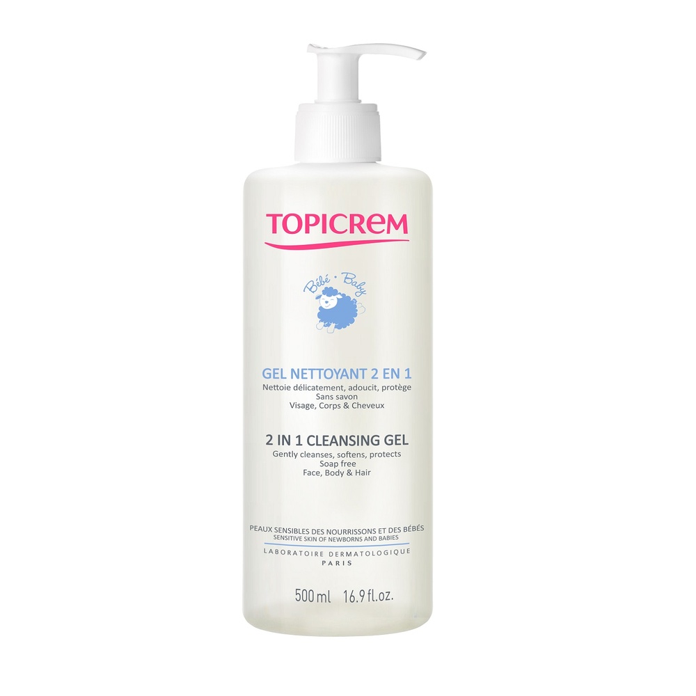 topicrem Bébé Gel Nettoyant 2 en 1 Gel nettoyant bébé
