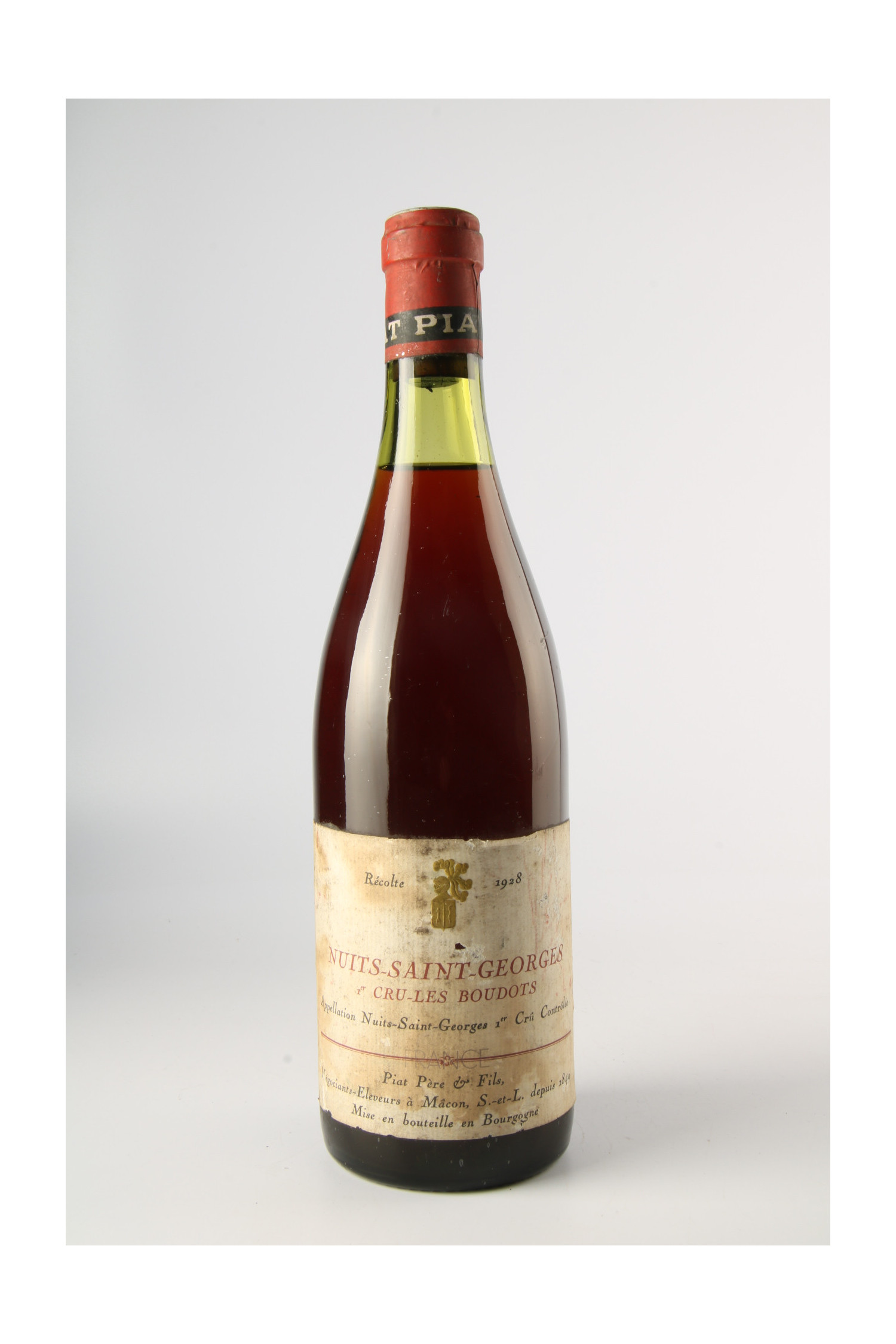 Piat Les Boudots 1928, Nuits Saint Georges