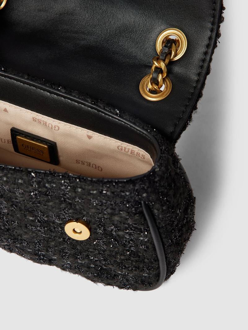 Crossbody Bag mit Strukturmuster Modell 'GIULLY' in schwarz
