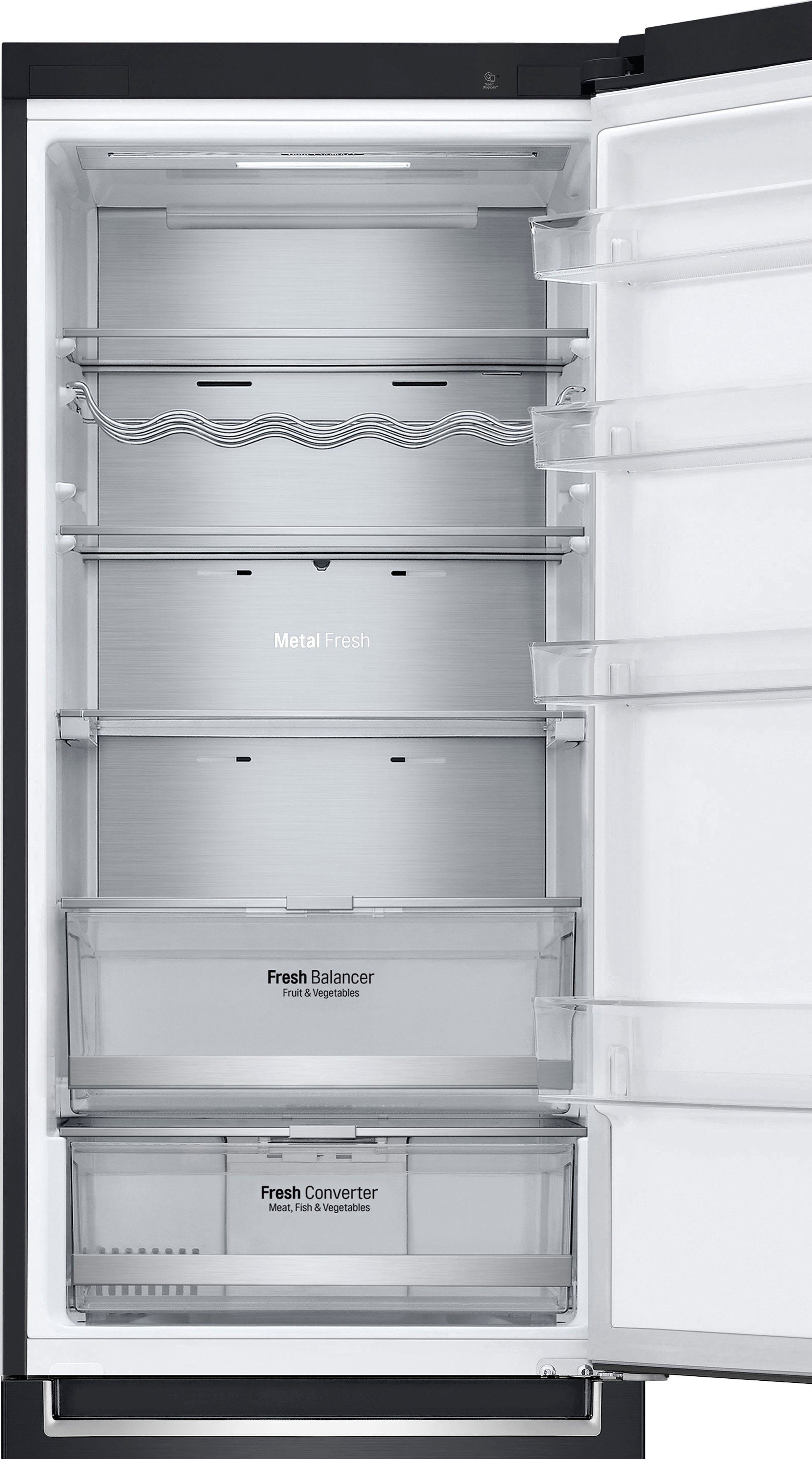 LG Kühl-/Gefrierkombination GBB92MCACP, 203 cm hoch, 59,5 cm breit