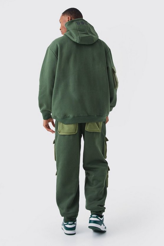Oversize Utility-Jogginghose mit Taschen