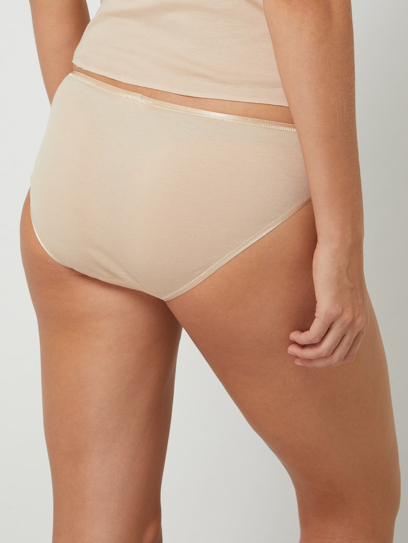 Slip aus Baumwolle - nahtlos Modell Cotton Seamless in beige