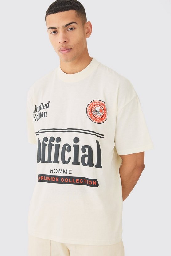 Official T-Shirt mit Official Moto-Print