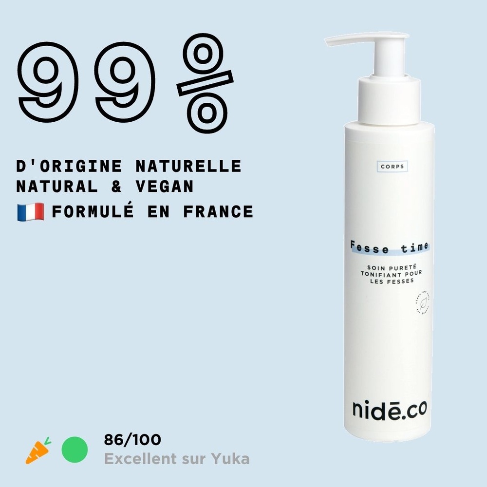 nidéco Fesse Time Soin pureté tonifiant pour les fesses