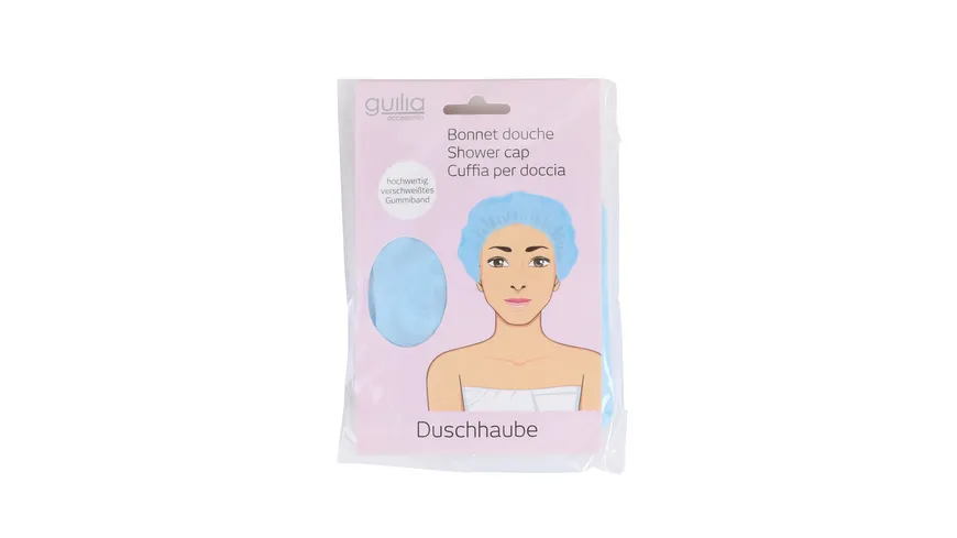 Guilia Duschhaube blau mit geschweißter Naht blau