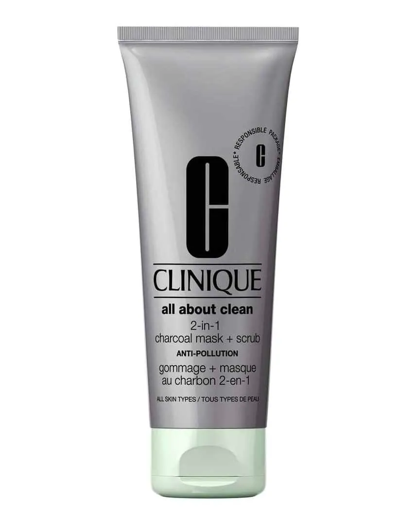 Clinique All About Clean Charcoal Clay Mask + Scrub Maska-piling za lice