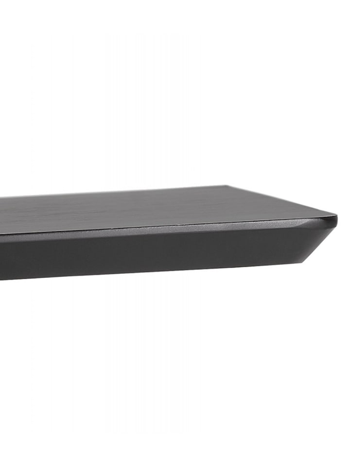 KADIMA DESIGN Hochtisch Industriell Holz Metall | Bar Tisch mit Doppelsockel in Schwarz günstig kaufen
