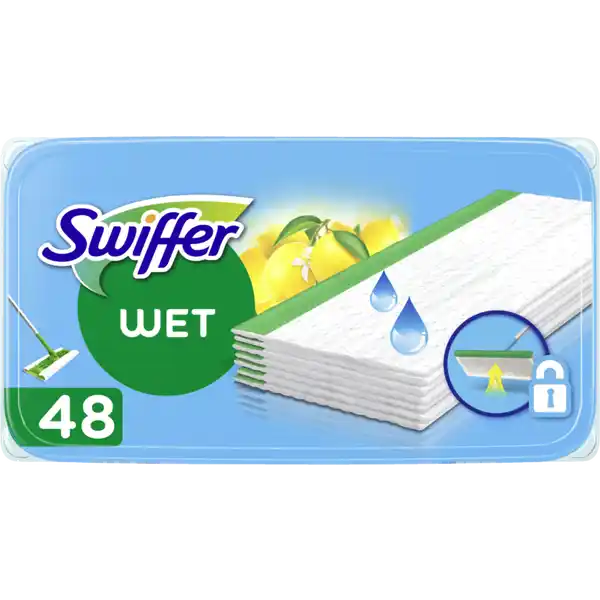 Wet Feuchte Bodentücher Zitrus Nachfüllpackung Doppelpack