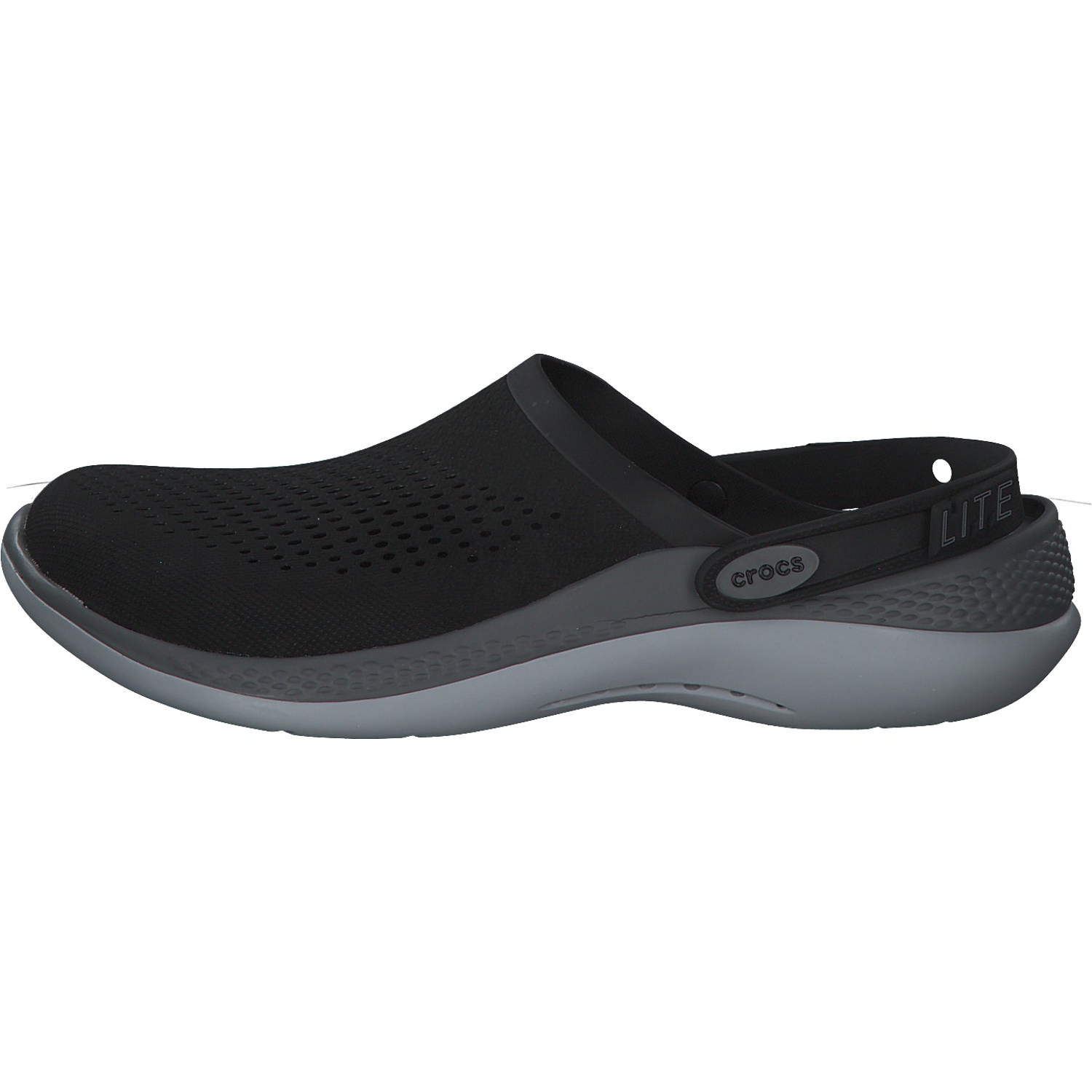 Crocs LiteRide 360 Clog 206708, Pantoletten, Schwarz / Grau