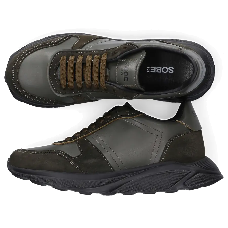 305 SOBE - Sneaker low SPIRIT Kalbsleder - grün