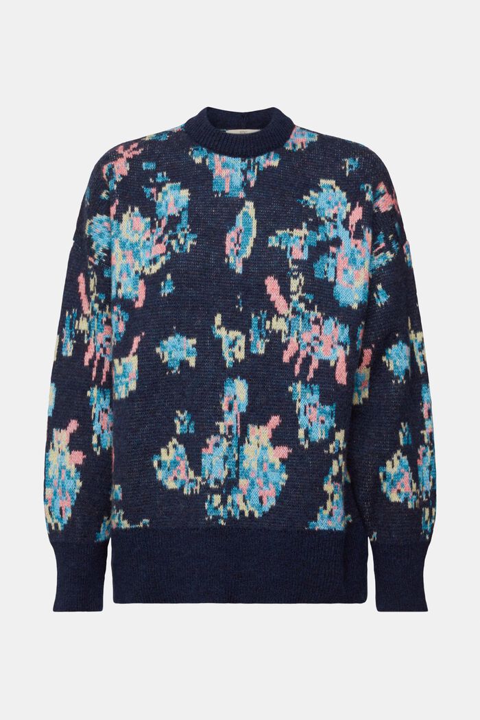 Pullover aus Jacquardstrick, Wollmix
