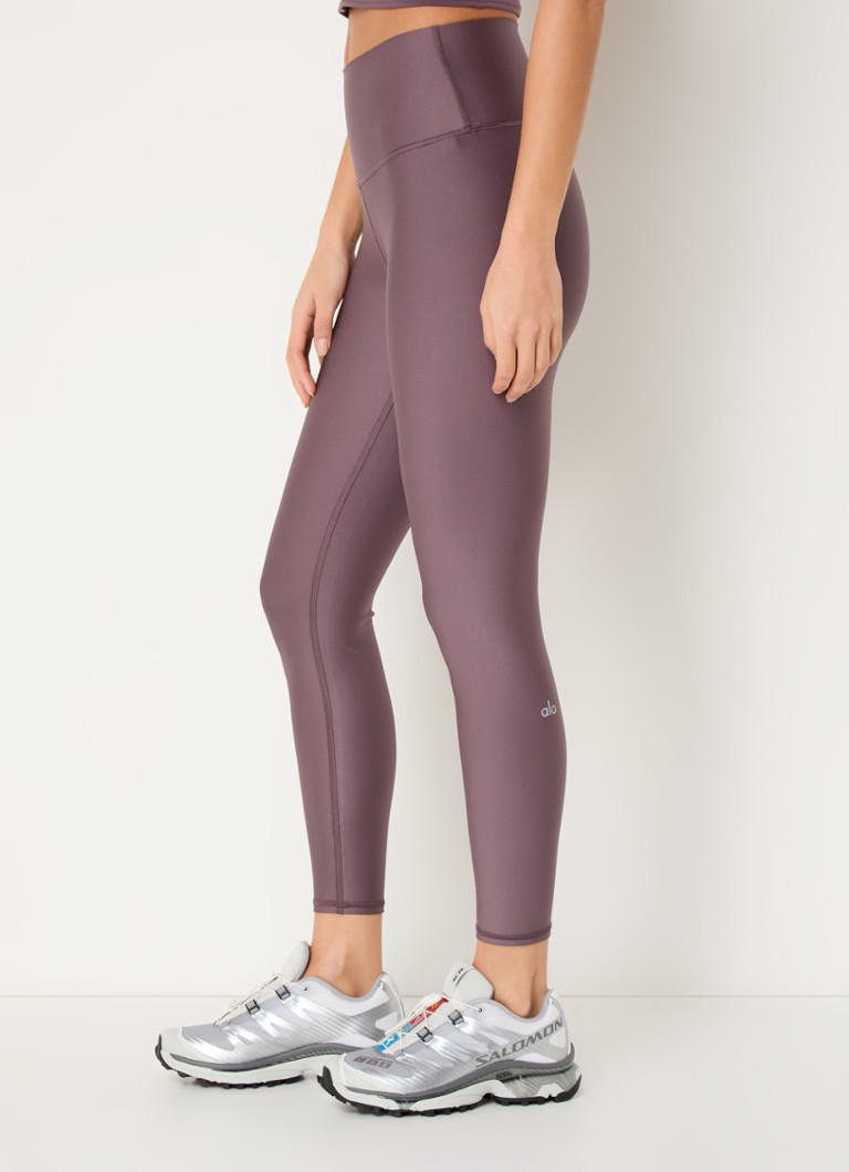 Colanți de yoga cu talie înaltă și logo Alo Yoga