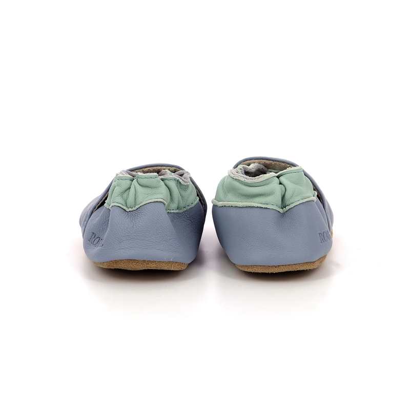 Chaussons cuir tannage vegetal Froggy Rain