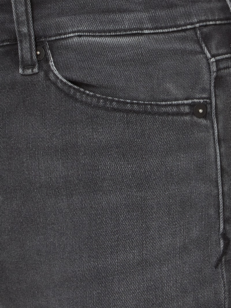 Super Slim Fit High Rise Jeans mit Stretch-Anteil Modell 'Juno' in dunkelgrau