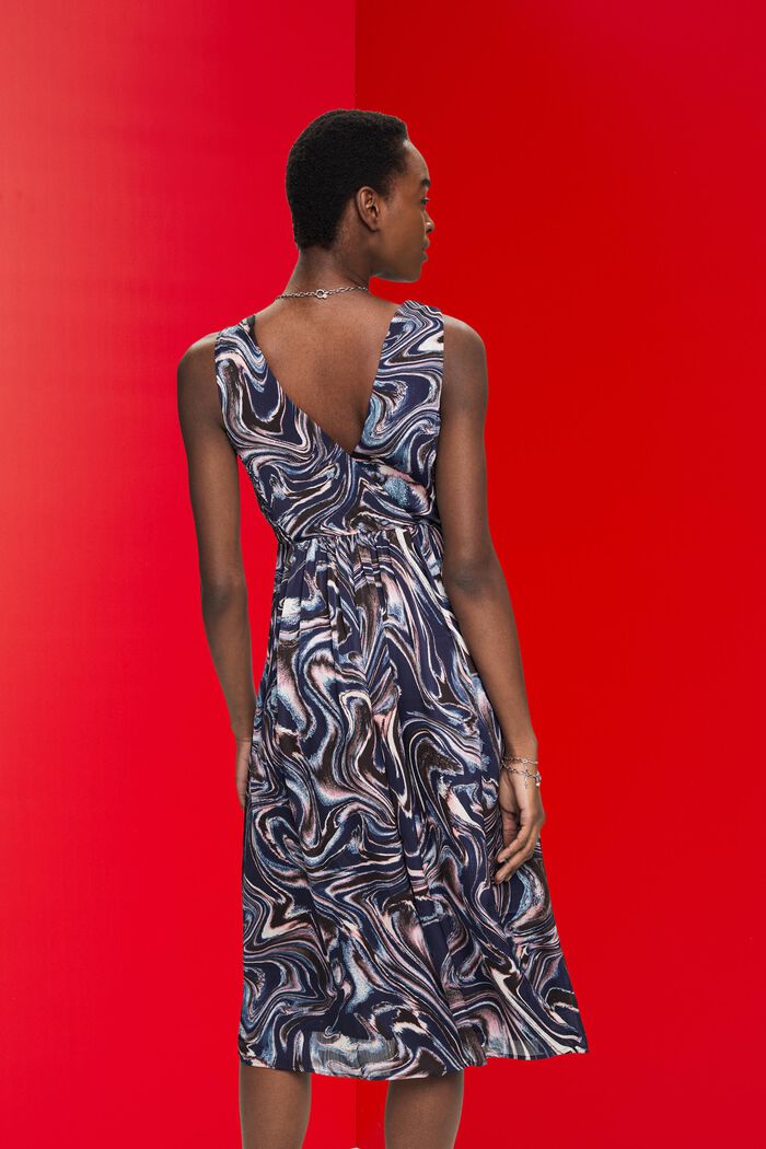 Midikleid mit Allover-Print