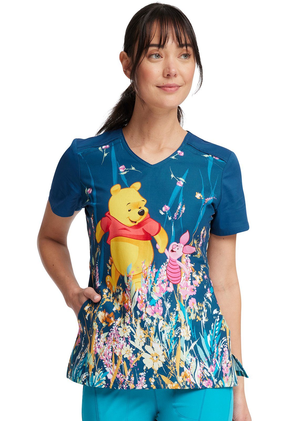 Cherokee Funktionsbluse Bunt bedruckter Damen Kasack 