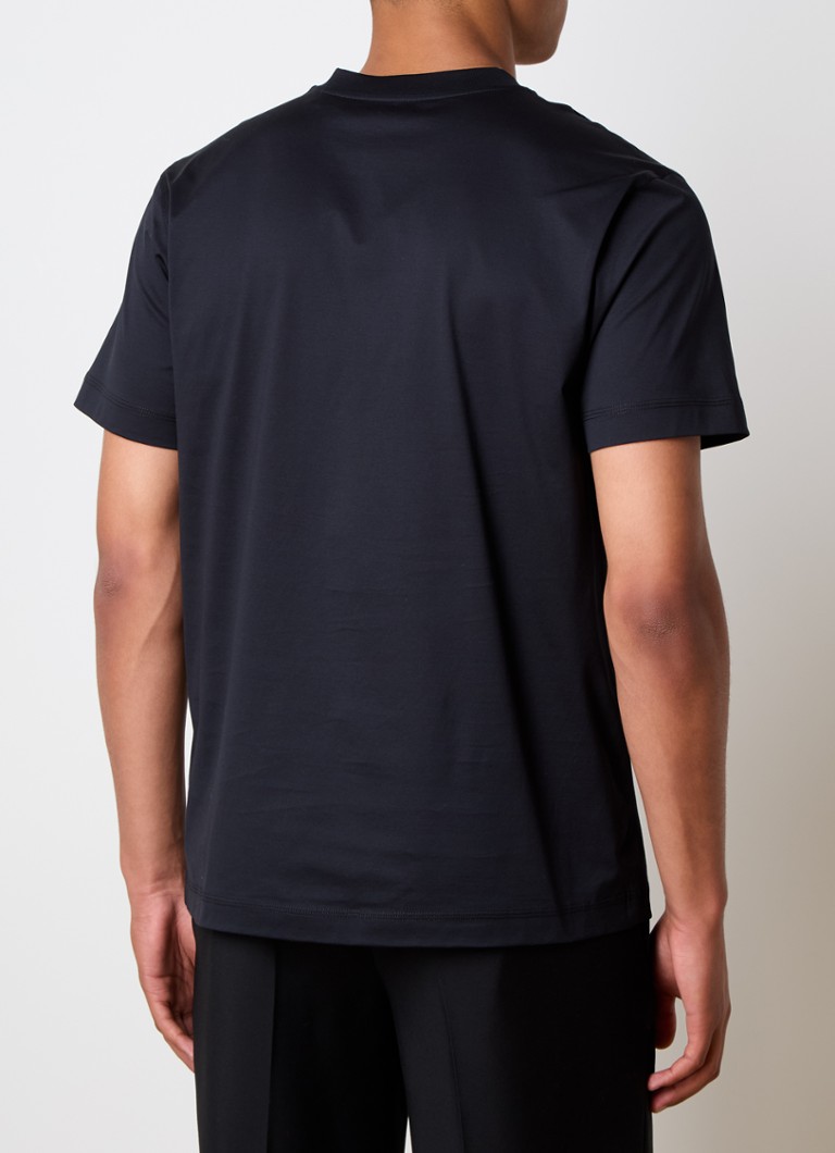 Tricou Burberry cu logo brodat