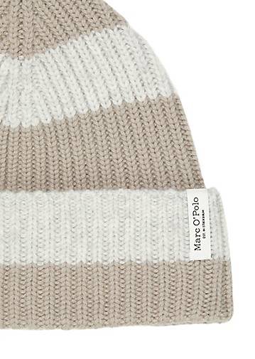 Marc O'Polo Strickmütze mit luxuriöser Kaschmirwolle