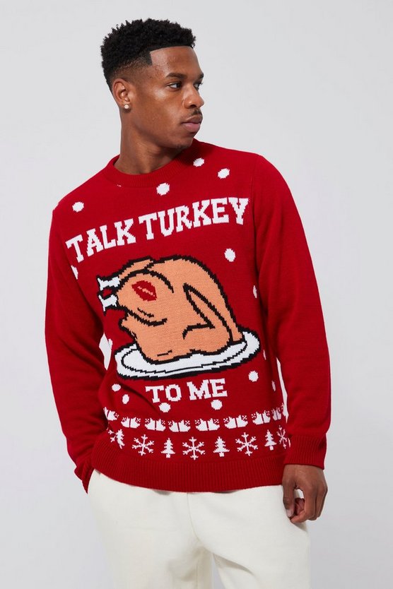 Talk Turkey To Me Weihnachtspullover
