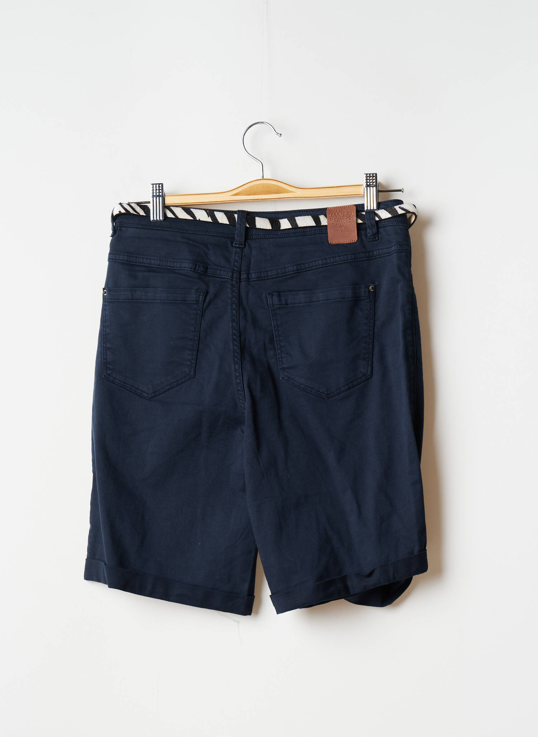 Image Bermudas Femme couleur bleu