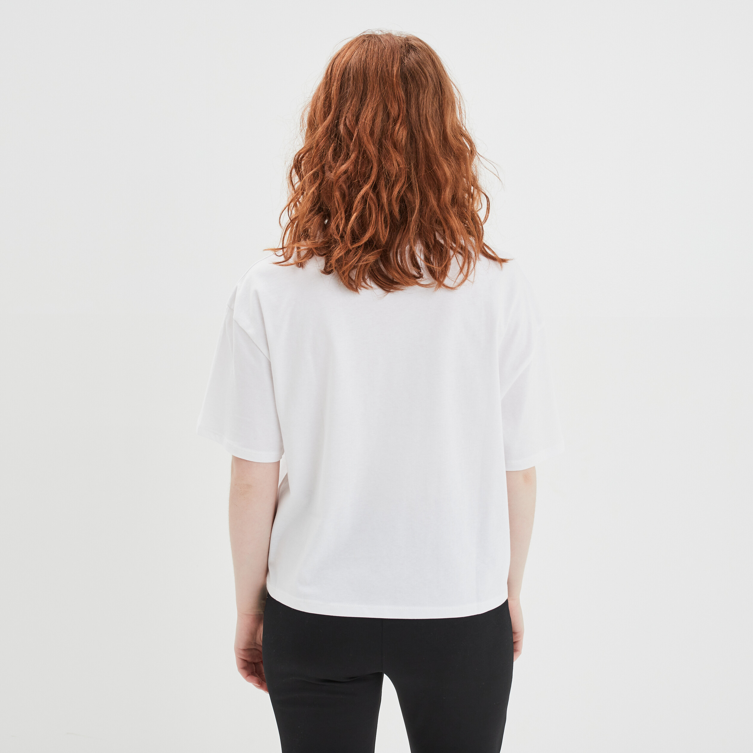 T-shirt oversize manches courtes coton ecru femme | La Halle