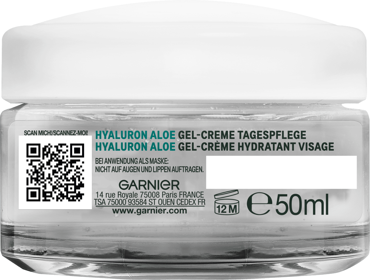 Gesichtscreme Hyaluron Aloe, 50 ml