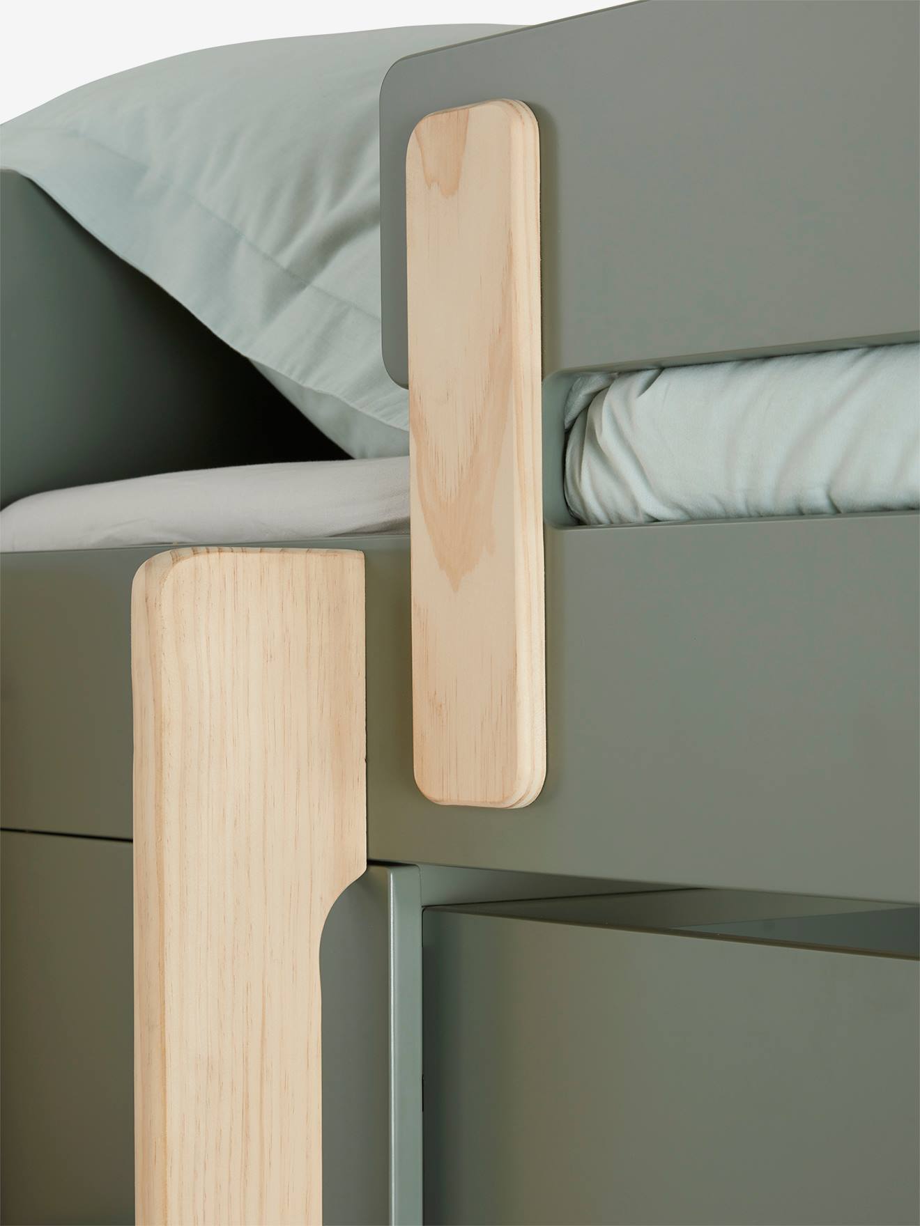Vertbaudet Kinder Kombi-Hochbett EVEREST XXL - khaki
