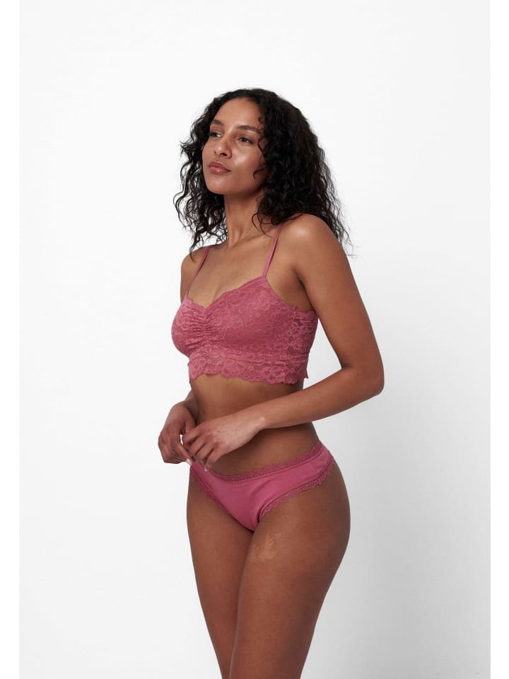 SNOCKS Spitzen-BH Damen 1 Stück in Mauve günstig kaufen