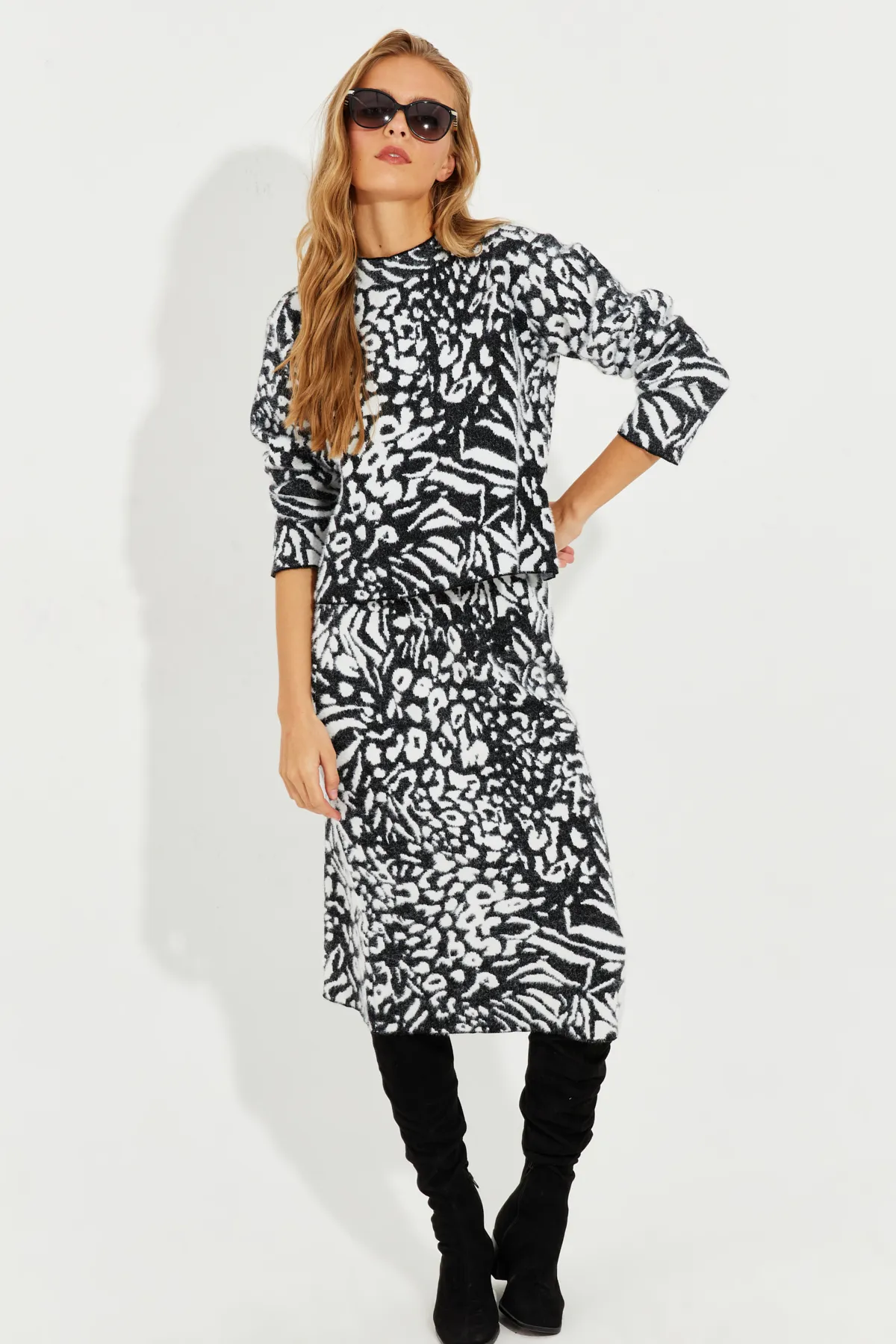 Cool & Sexy  Zweiteiler - Schwarz - Regular Fit