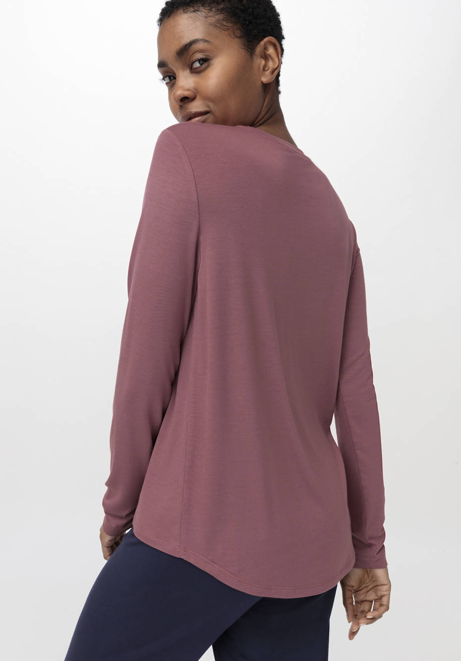Langarm Schlafshirt aus Tencel™Modal