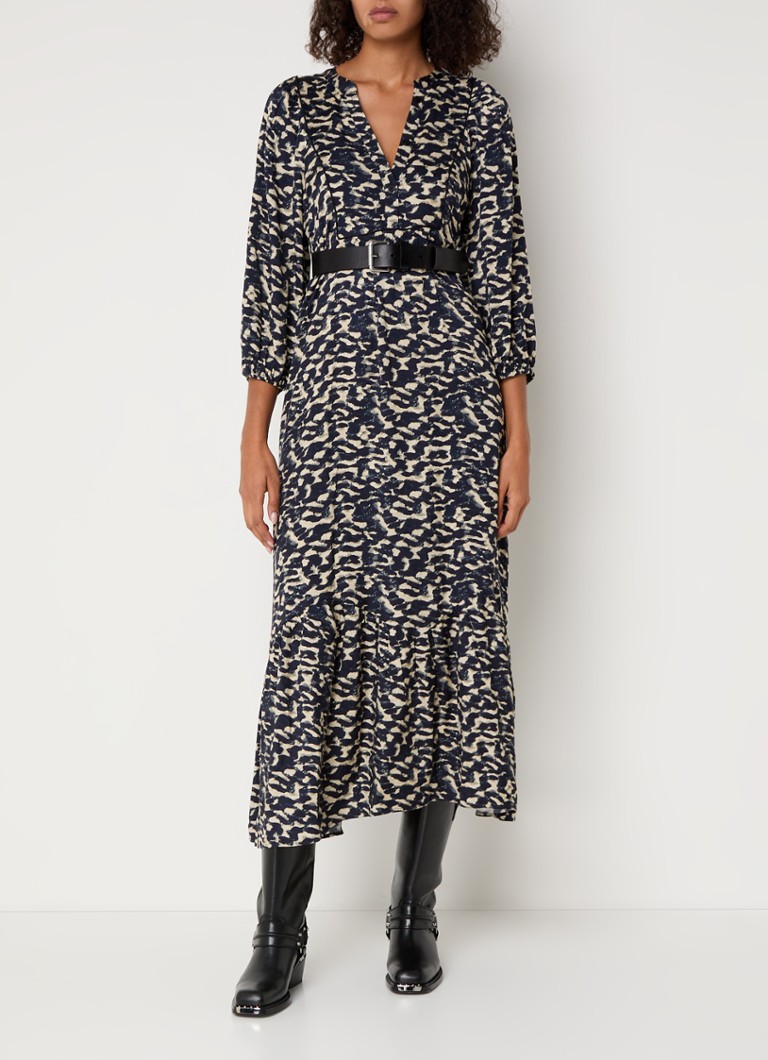 ba&sh Agatha midi tunic dress with print