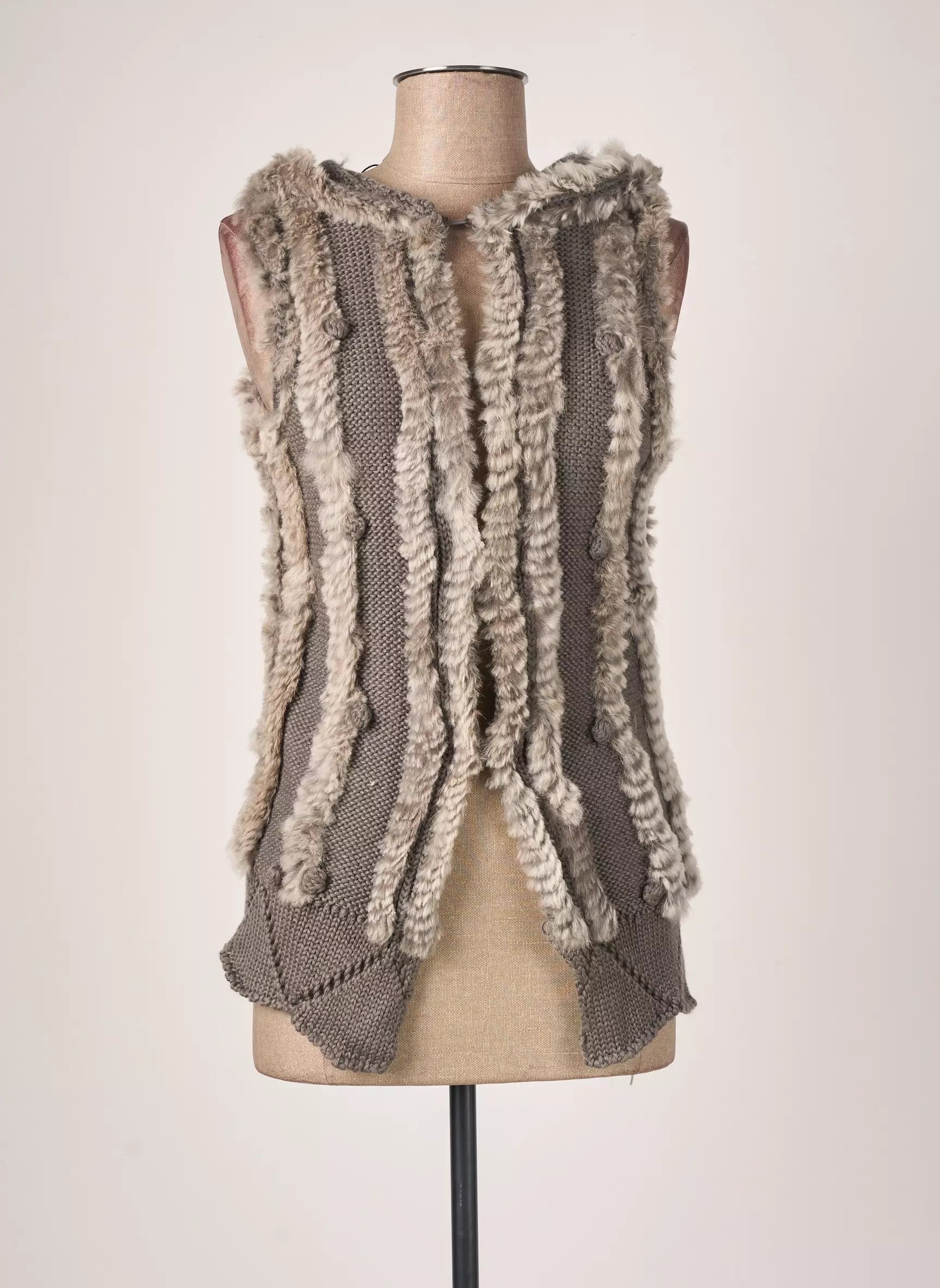 Le Phare De La Baleine Gilet Femme couleur gris