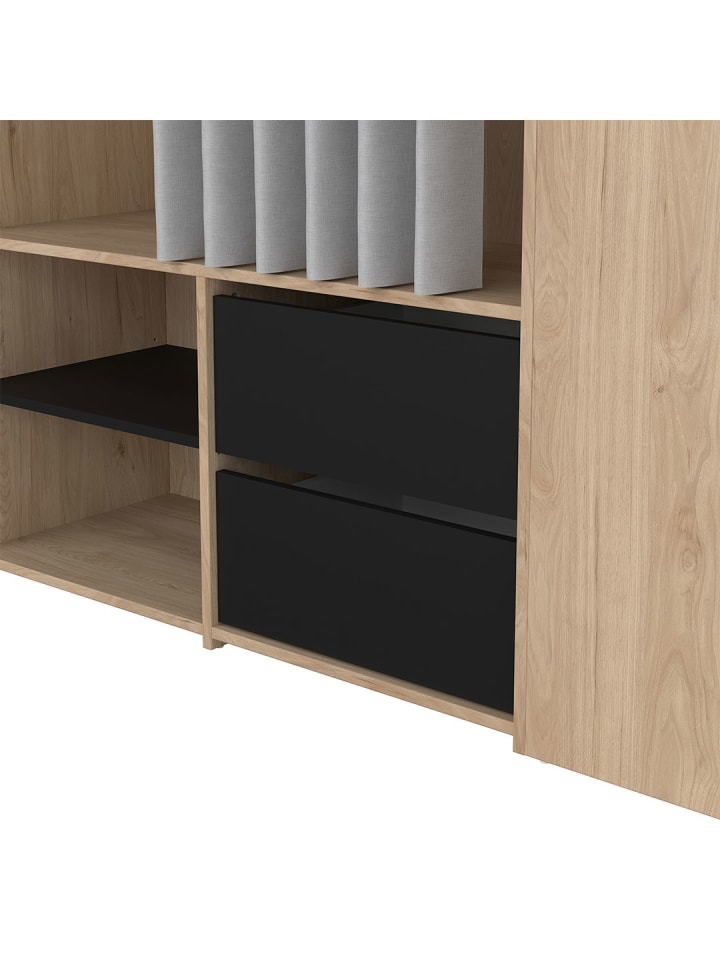 ebuy24 Kleiderschrank Kimmy Walnuss 128 x 41 cm günstig kaufen onesize