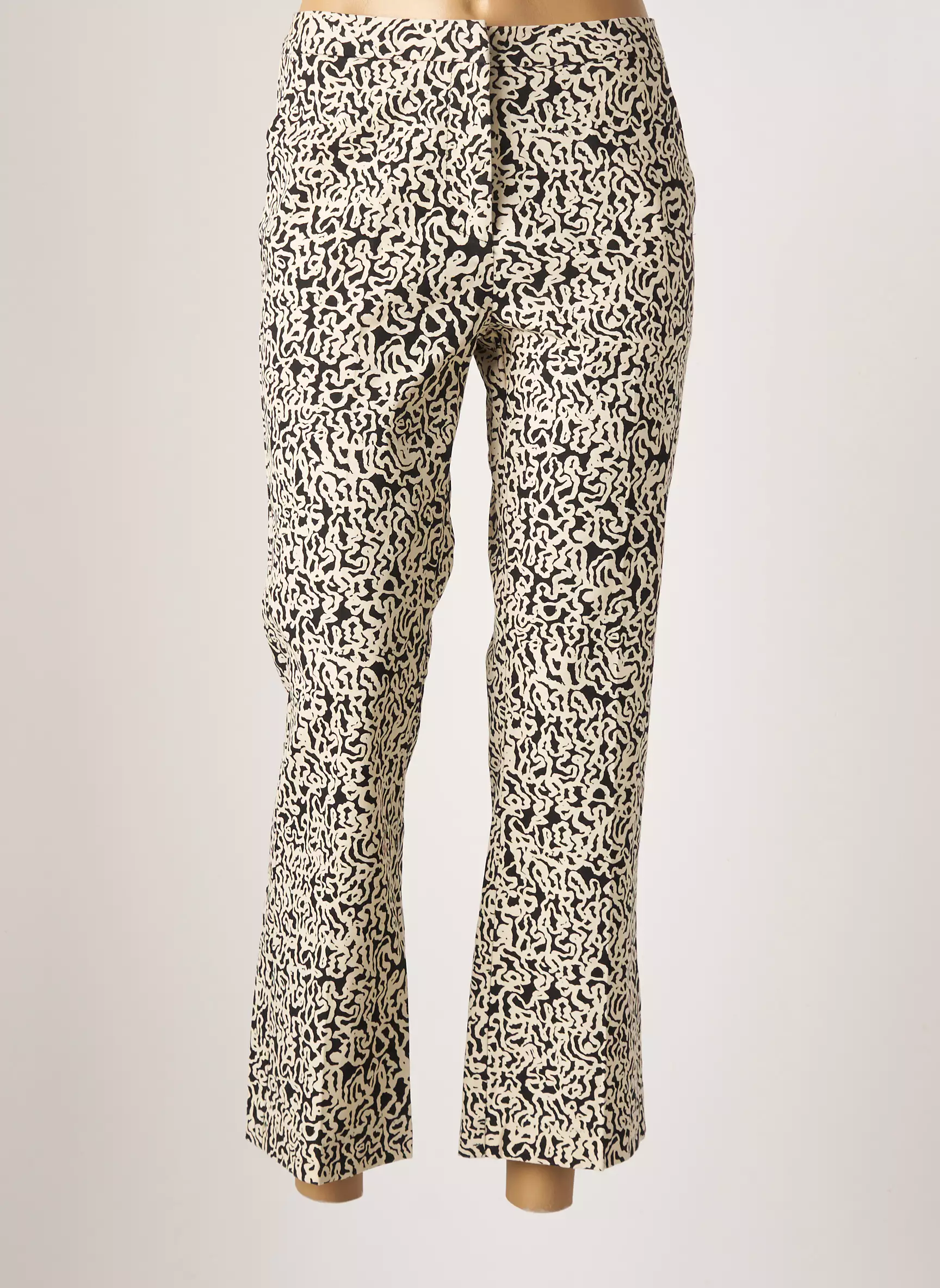B Young Pantalon7 8 Femme couleur noir