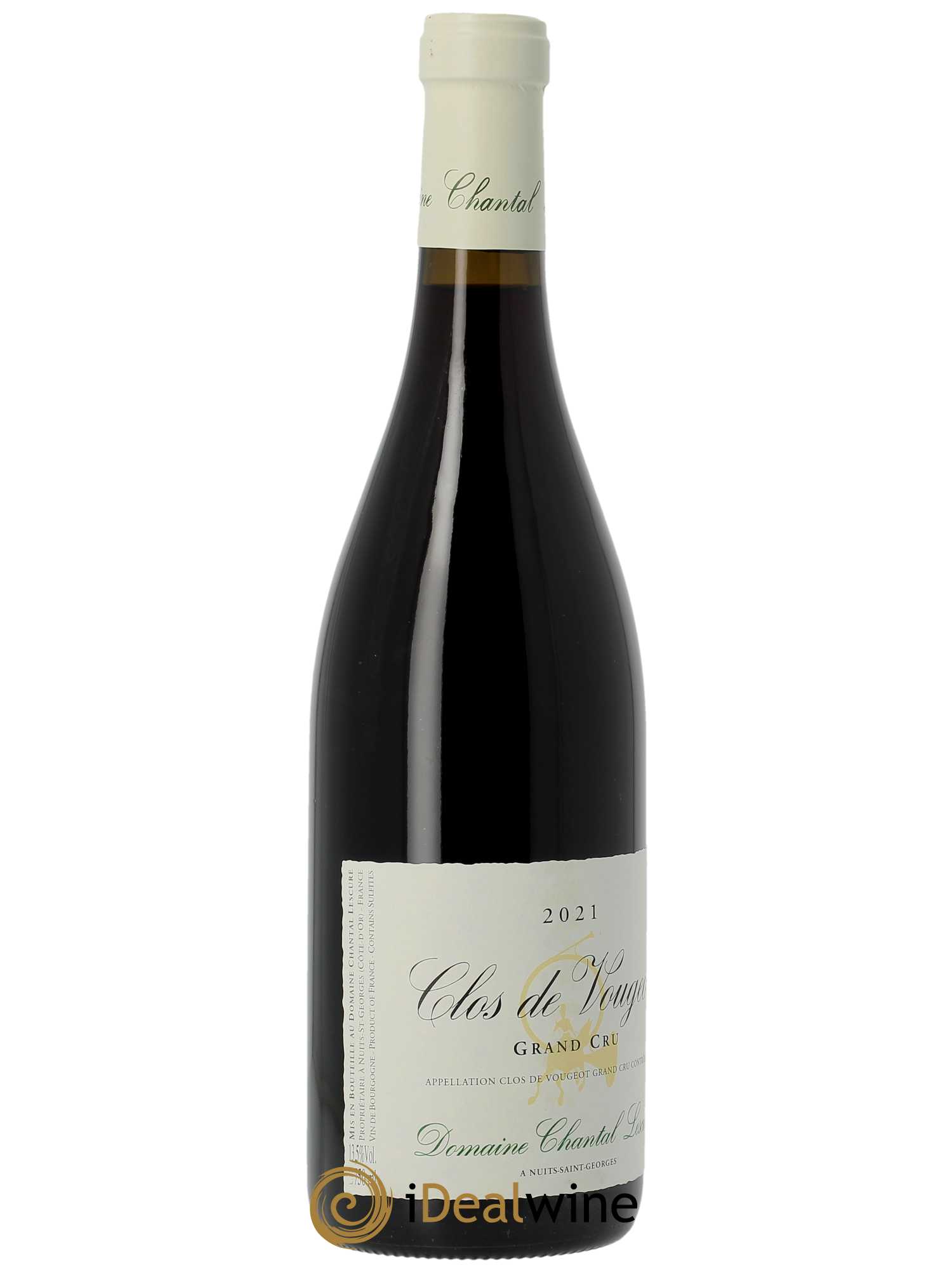 Clos de Vougeot Grand Cru Chantal Lescure  2021 - Lot de 1 Bouteille
