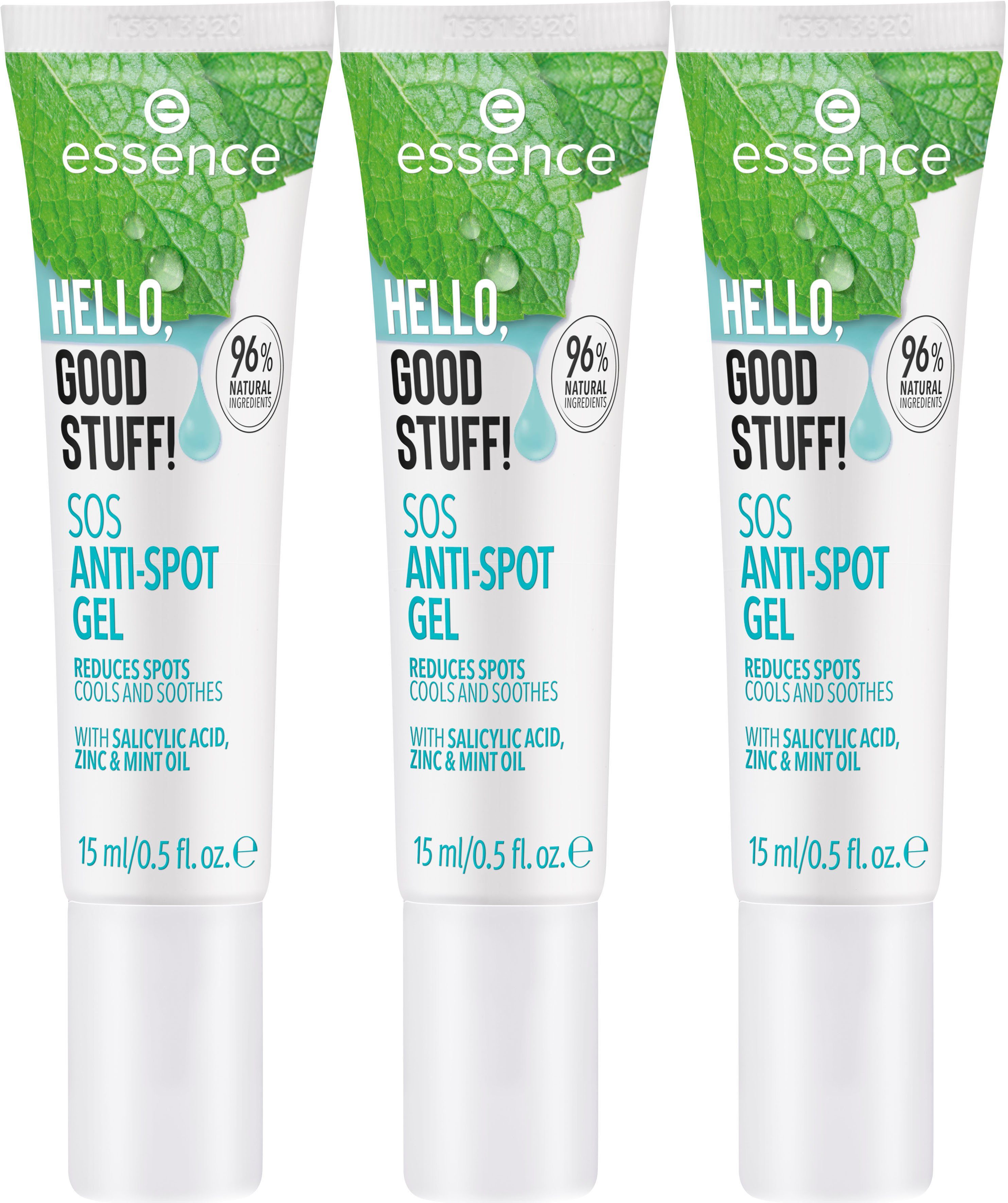 Essence Gesichtsmaske HELLO, GOOD STUFF! SOS ANTI-SPOT GEL Set, 3-tlg.