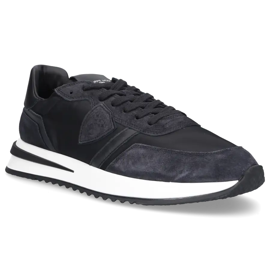 Philippe Model - Sneaker low TROPEZ 2.1 Veloursleder Textil - schwarz
