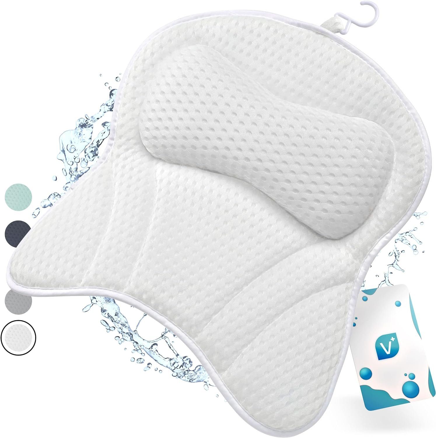 Nackenstützkissen Badewannenkissen Luxus Badewanne Spa-Kissen mit Air Mesh-Technologie, Runxizhou