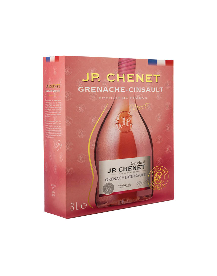 Pays d'Oc IGP Grenache Cinsault Rosé J.P. Chenet 3 ℓ, Bag in Box