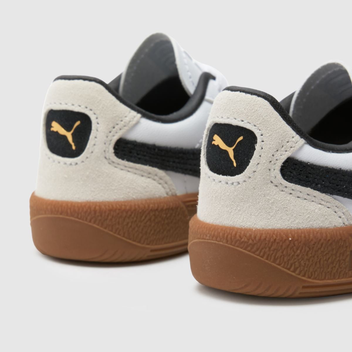PUMA vita multifärgade Palermo småbarnssneakers