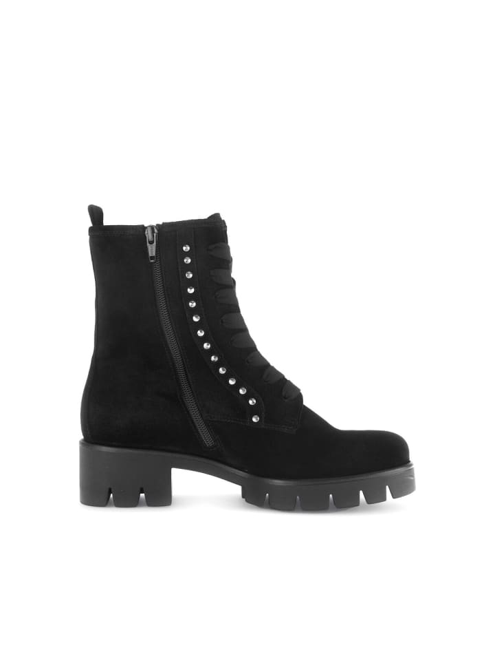 Gabor Fashion Schnürstiefeletten in schwarz günstig kaufen