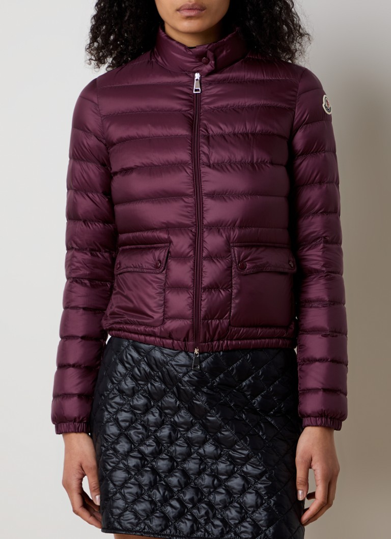 Moncler Lans stepēta jaka ar dūnu pildījumu un kabatām ar atloku