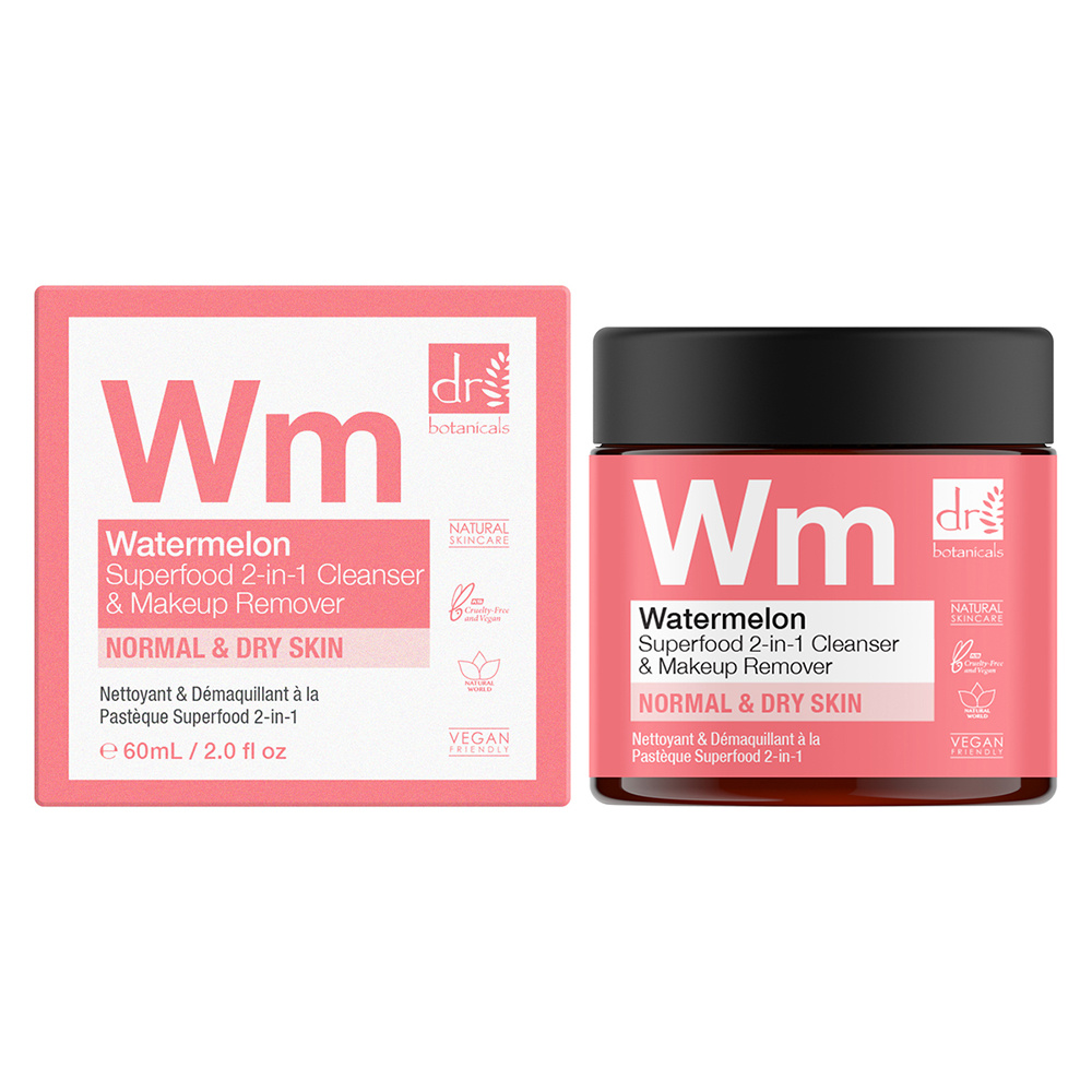 apothecary by dr botanicals Nettoyant Démaquillant 2-en-1  Superfood au Melon Démaquillant