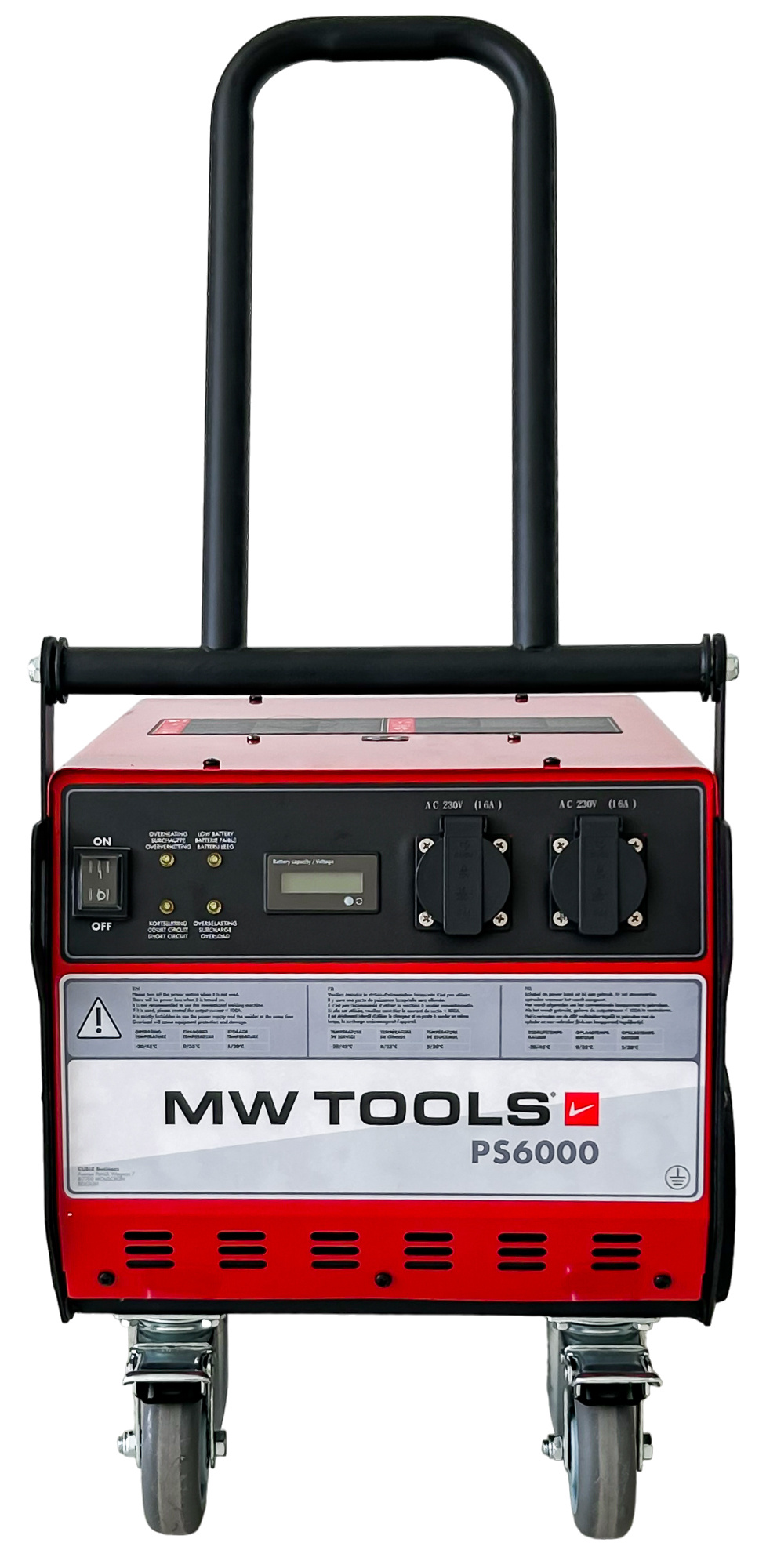 Metal Works 724562300 PS6000 Jėgainė 230V 5627 Wh 3,5 kW pramoninis vežimėlis