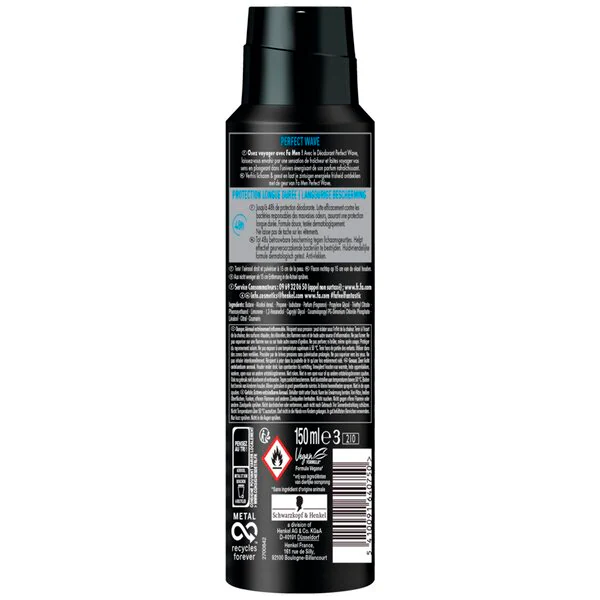 Fa Men Perfect Wave -deodorantti ja vartalosaippua 150ml