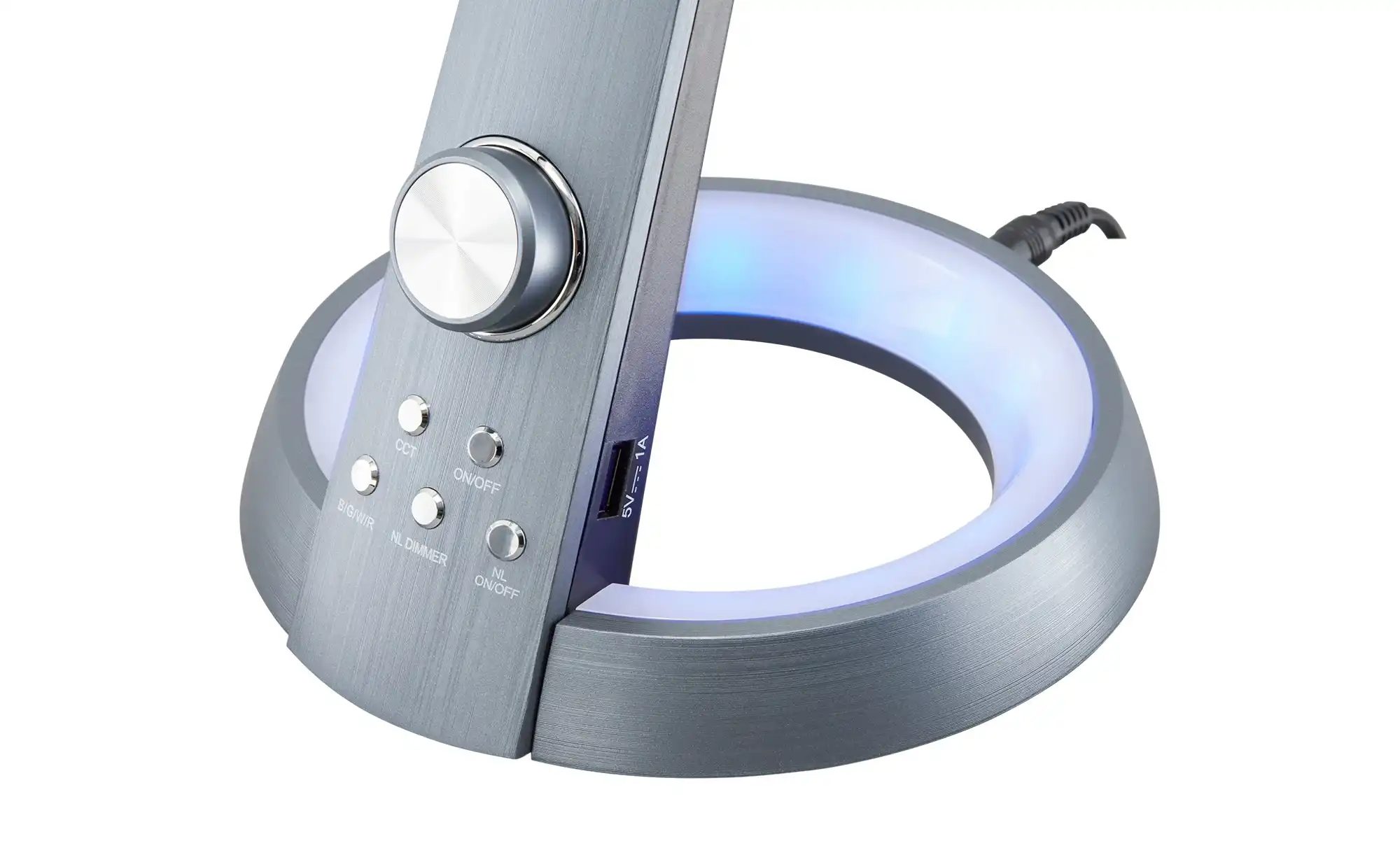 Meisterleuchten LED-Tischleuchte, schwarz mit Funktion