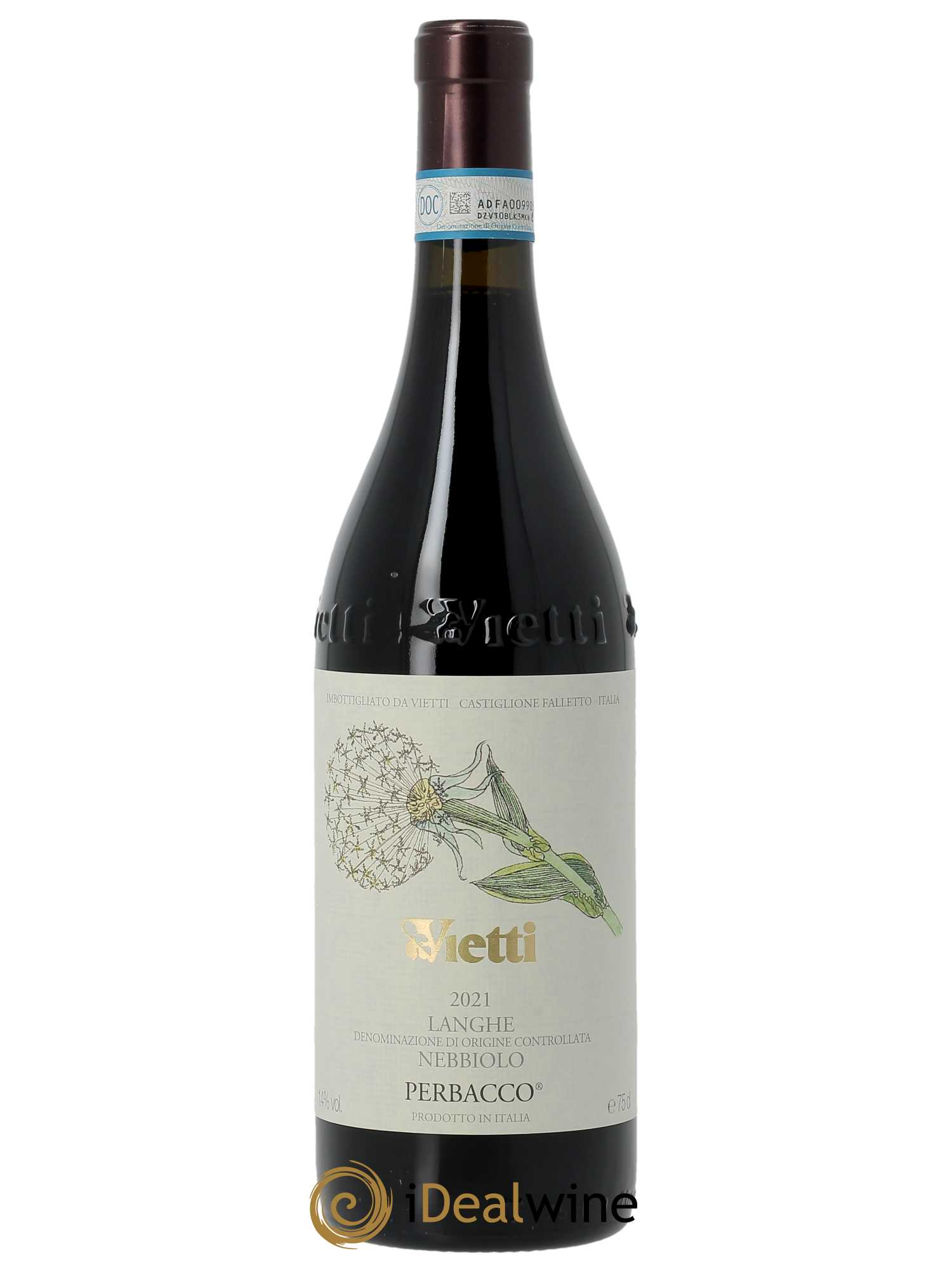 Langhe DOC Perbacco Vietti  2021 - Lot de 1 Bouteille