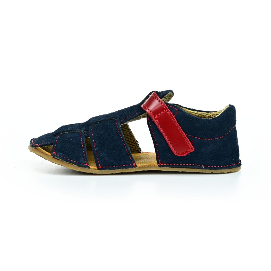 Ef Sam Granat Navy/Red Barfußsandalen